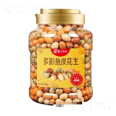 真心多彩魚皮花生（罐裝）干果堅(jiān)果零食