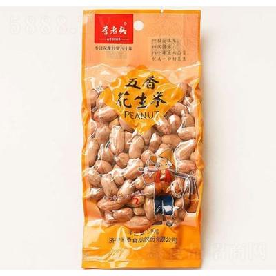 李老頭五香花生米長袋裝180g
