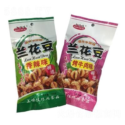 上味佳蘭花豆香辣味、烤牛肉味150g
