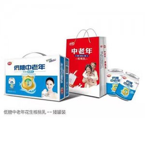 馬蹄罐低糖中老年花生核桃乳